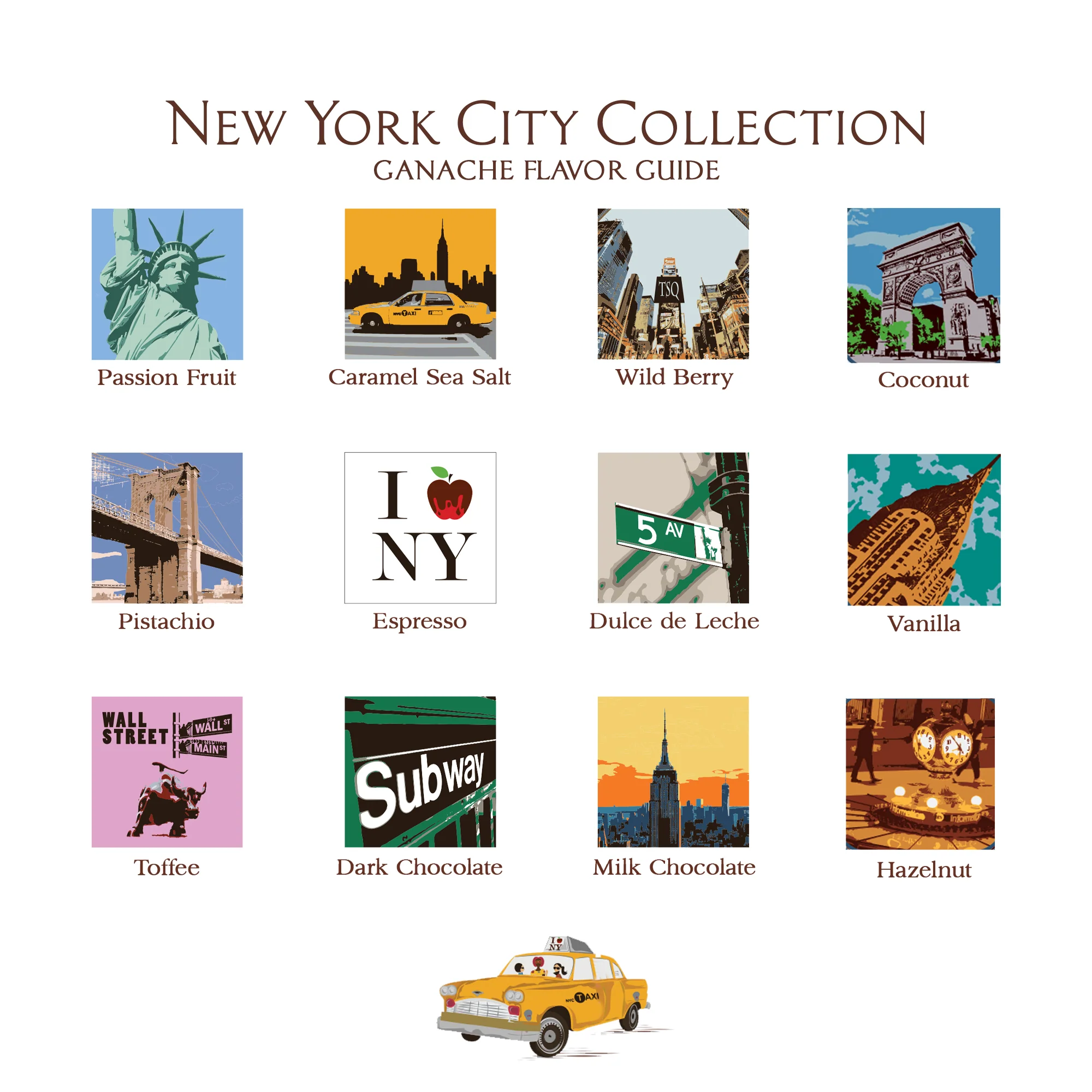 16pc New York Chocolate Ganache Blue Box - Image 4