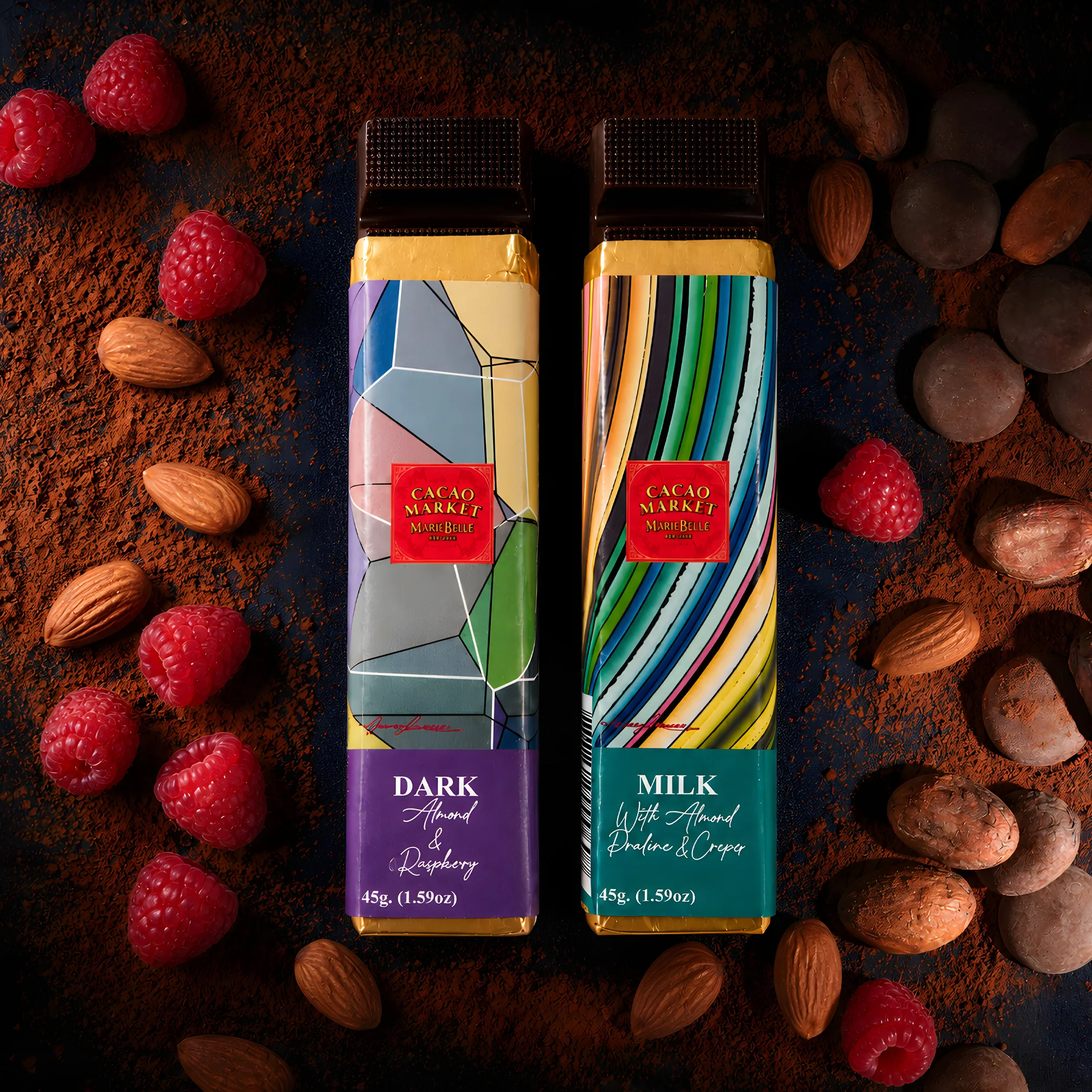 45g Duo Cacao Market Chocolate Bars