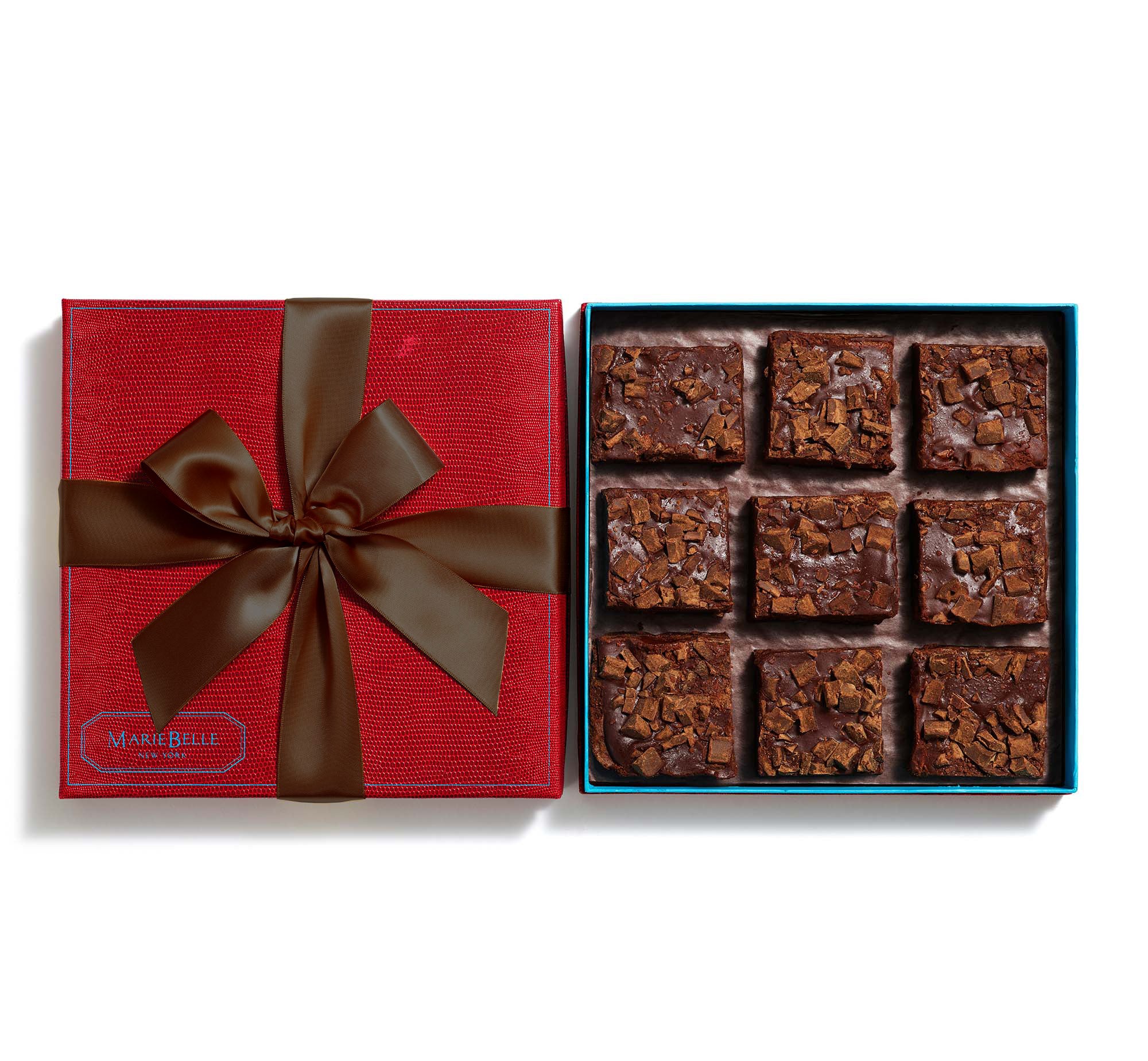 9pc Chocolate Ganache Brownie Box