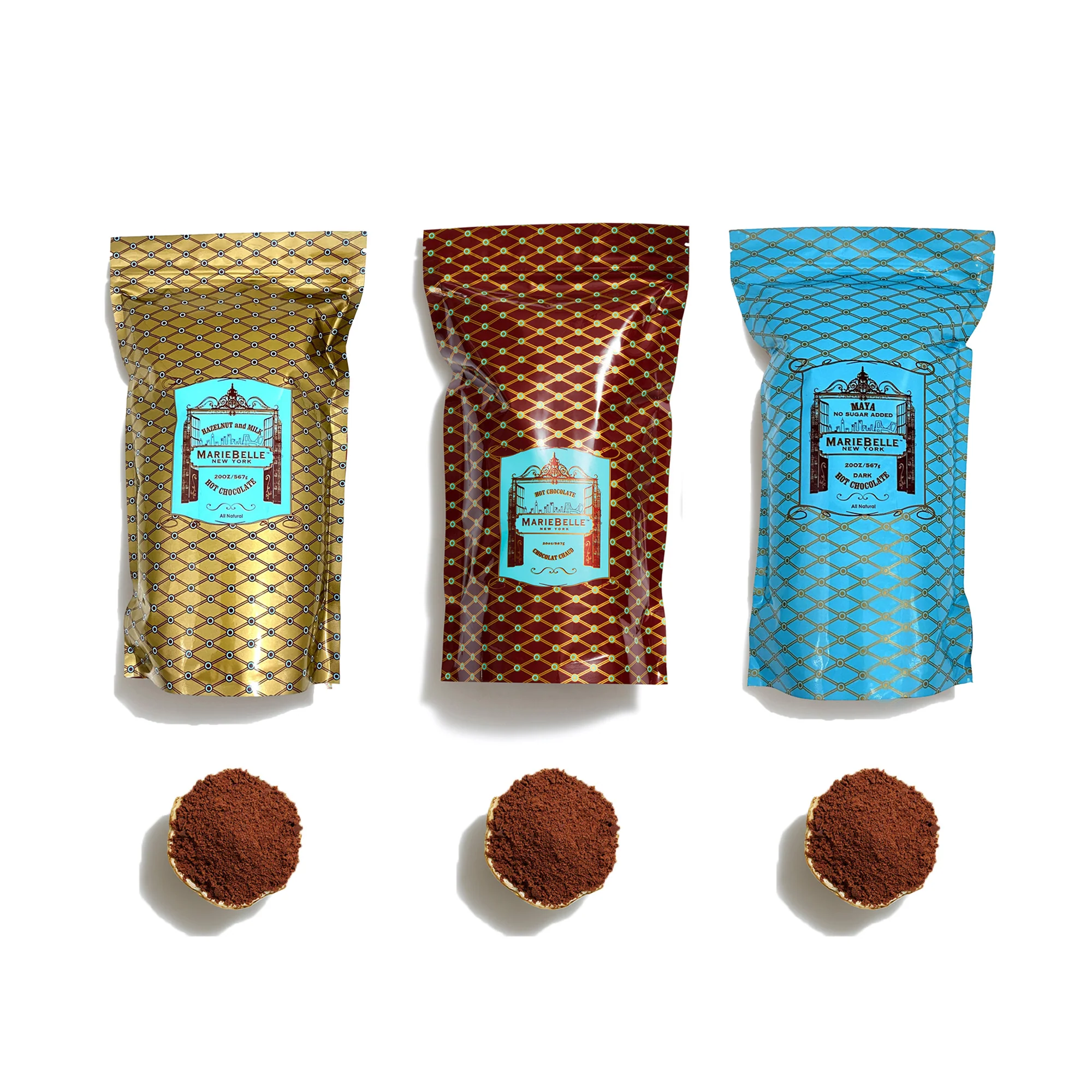 Hot Chocolate Sampler Trio - 20oz Refill Bags - Image 2