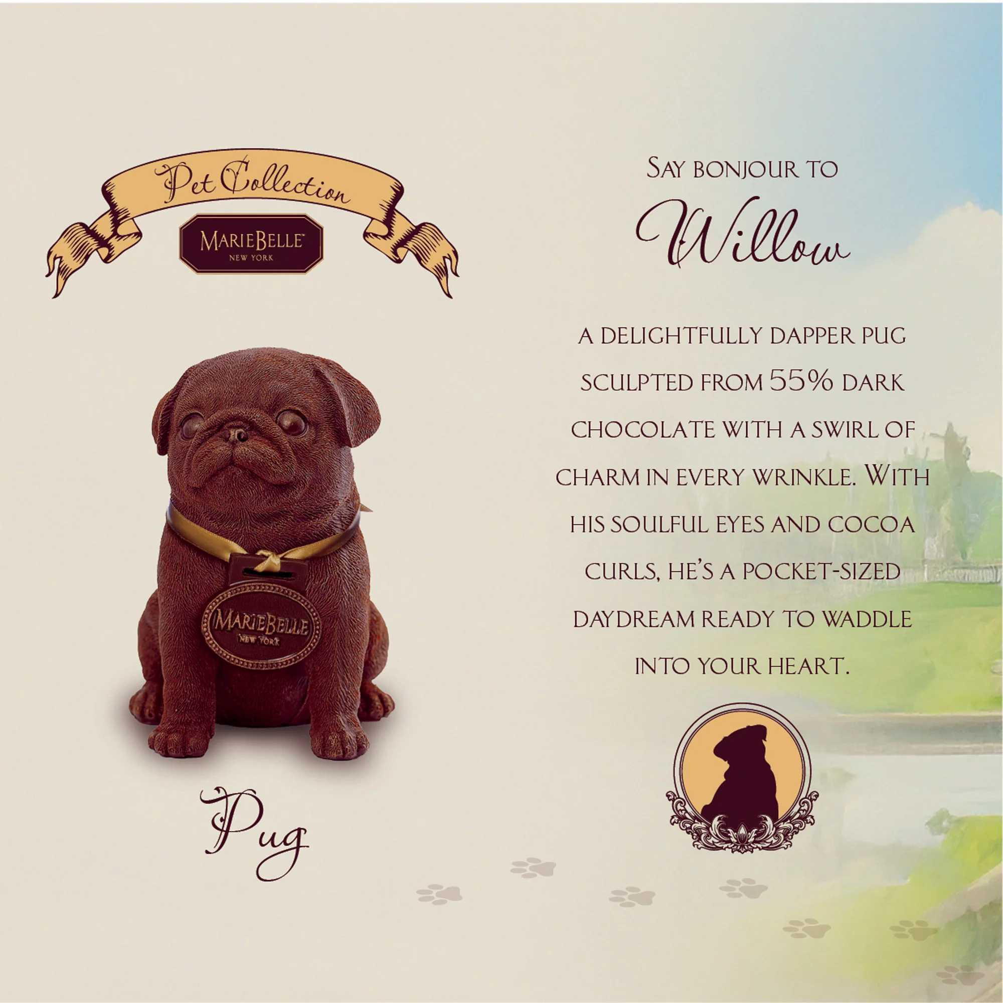 MarieBelle’s Chocolate Pet: Pug - Image 3