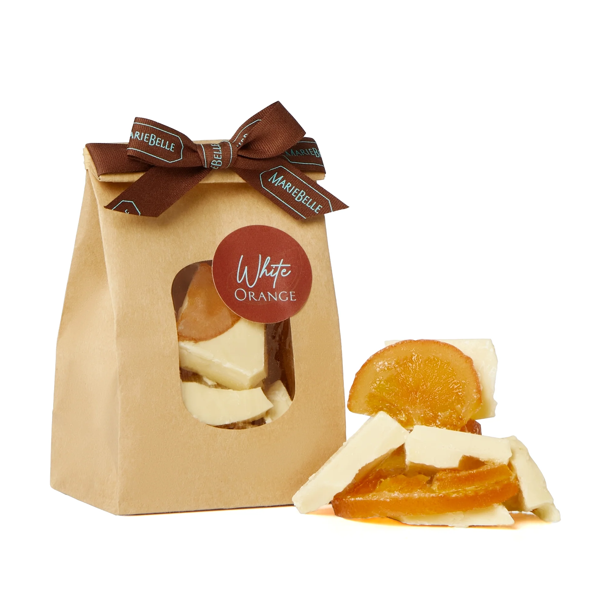 White Chocolate with Orange Bark Bites - Image 2